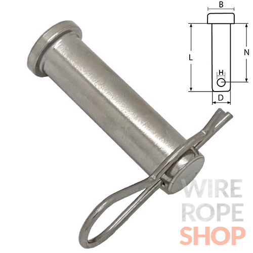 1/4 clevis pin
